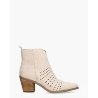Di Lauro Wilanda Beige Dames Enkelboots
