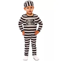 Kostuum - Boef - Met pet - mt.80-92