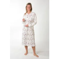 Perlina Nachthemd: Lila C, Gebrushed, 115cm, Klassiek model