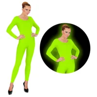 Bodysuit neon groen- Body in felle groene kleur - Maat M/L