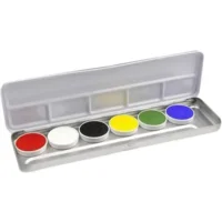 Schminkpalet - Bright colours - Aqua - 6x5gr.