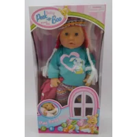 Peek-a-boo Pop 40cm - Baby met konijnentruitje