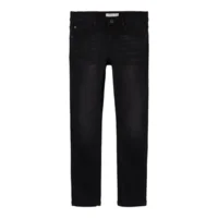 Name it Meisjes Fleece Jeans Salli Black