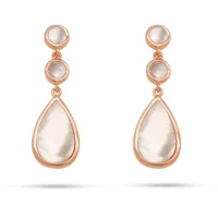 Silver Rose oorbellen EA2160MOP