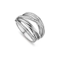 Silver Rose Ring R6361W