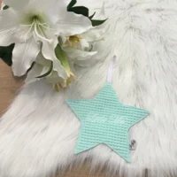 Speendoek ster waffel munt