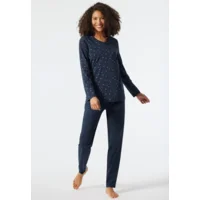 Schiesser – Essentials Comfort Fit  – Pyjama – 178050 – Dark Blue