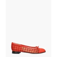 Brunate 11868 Rood Damesballerina's