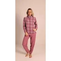 Gary Pyjama Dames: Roze, Punto milano ( zeer warm ) ( GARY.122 )