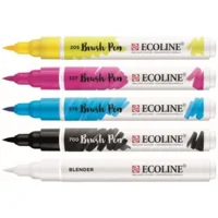 Ecoline - Brushpen Set - 5 Primair - Talens