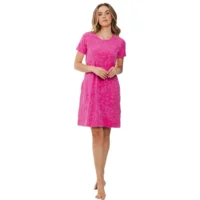 Pastunette Rebelle dames nachthemd: Zomer badstof, Pink ( PAS.100 )