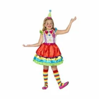 Clownsjurk meisje 7-9 jaar