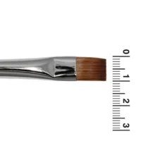 Schminkpenseel - M10 - Plat - Marterhaar