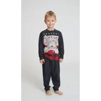 Happy people pyjama jongens: Warm, blauw / rood ( HAP.105 )