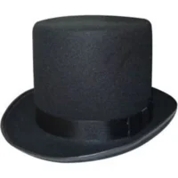 Hoed - Zwart - Hoge hoed - Deluxe