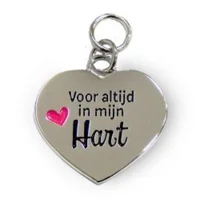 Bedeltje - Voor altijd in mijn hart - Charms for you