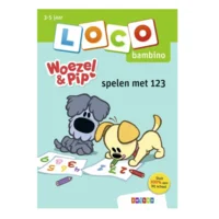 Loco Bambino - Boekje - Woezel en Pip - Spelen met 123 - 3-5 Jaar