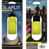 Nite Ize SlapLit Fluo Geel Slap Wrap met rode Led verlichting SLP2-33-R3