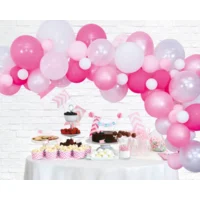 Ballon decoratie set - Roze - 71dlg.