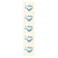Stickers - I whaley like you - Rond - 4cm - 100st. - DBLS049