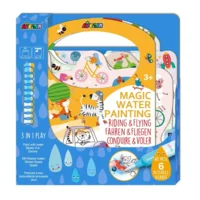 Kleuren met water - Rijden & vliegen - Met spelletjes & stickers
