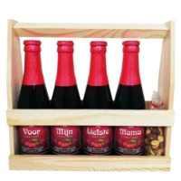 Kriek Bierpakket : Voor Mijn Liefste Mama - Houten Kratje