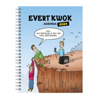 Bureau agenda - 2024 - Evert Kwok - Harde kaft - 17x23cm