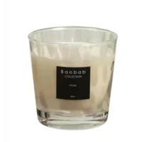 Baobab geurkaars wit - roze White pearls max one
