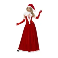 Kostuum - Jurk - Kerstvrouw - Lang - S