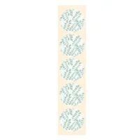 Stickers - Groen blad - Rond - 4cm - 100st. - DBLS061