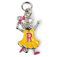 Bedeltje - R - Meisje - Charms for you