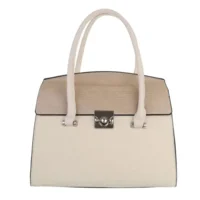 Handtas medium Caro beige