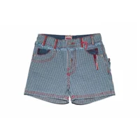 Oilily Short Pitoe, witte ruitjes, rood stiksel