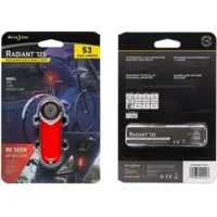 Nite Ize Radiant 125 Oplaadbare Fiets lamp Rood 53 Lumen R125RBB-10-R7