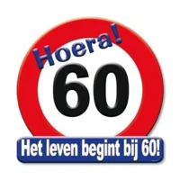 Huldebord - 60 Jaar