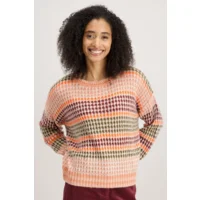 Signe Nature Pull: Los gebreid, strepen ( Signe.1321 )
