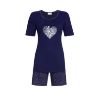 Ringella – Heart Print – Pyjama – 2211310 – Night Blue