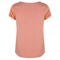 Esqualo Shirt, Terracotta kleur ==> ZIJDE!!!