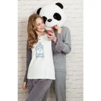 Egatex Fleece Pyjama met Polar Bear opdruk.