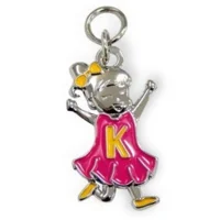 Bedeltje - K - Meisje - Charms for you