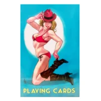 Speelkaarten - Kaartspel - Rooie oortjes - Blauw