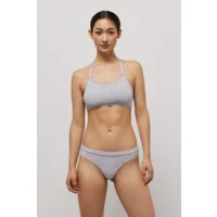 Ysabel Mora Organic Collection katoenen top in grijs