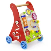 Activity Baby Walker - Loopkar met activiteiten - Rood