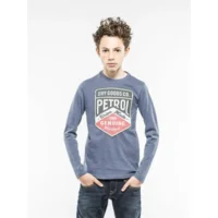 superzachte longsleeve stone blue