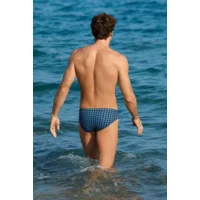 Wavebreaker zwem slip heren, blauw ( WAVE.13 )