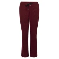 Jaquard print broek Audrey Zoso Rood/zwart XS