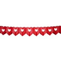 Slinger - Dubbel hart - Rood - 6m