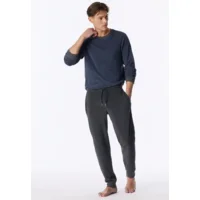Schiesser – Casual Nightwear – Pyjama Badstof – 183940 – Faded Denim