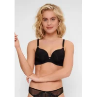 Lingadore – Black Flower – BH Voorgevormd – 6614-1 – Black