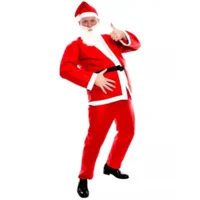 Kostuum - Kerstman - 5dlg. - Volwassene - One size